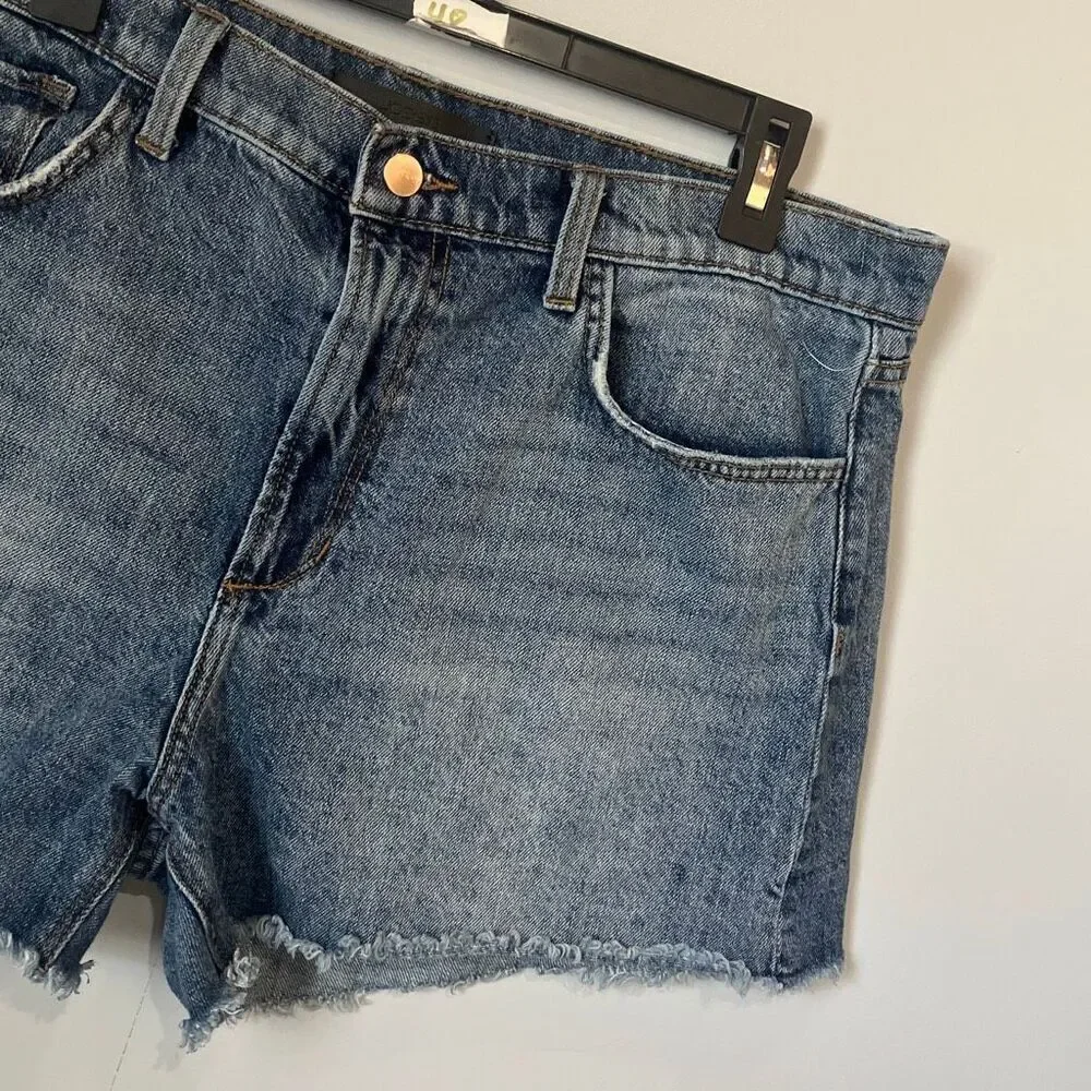 Joes Jeans The Kinsley High Rise 4” Denim Shorts Medium Wash Size 34 #200